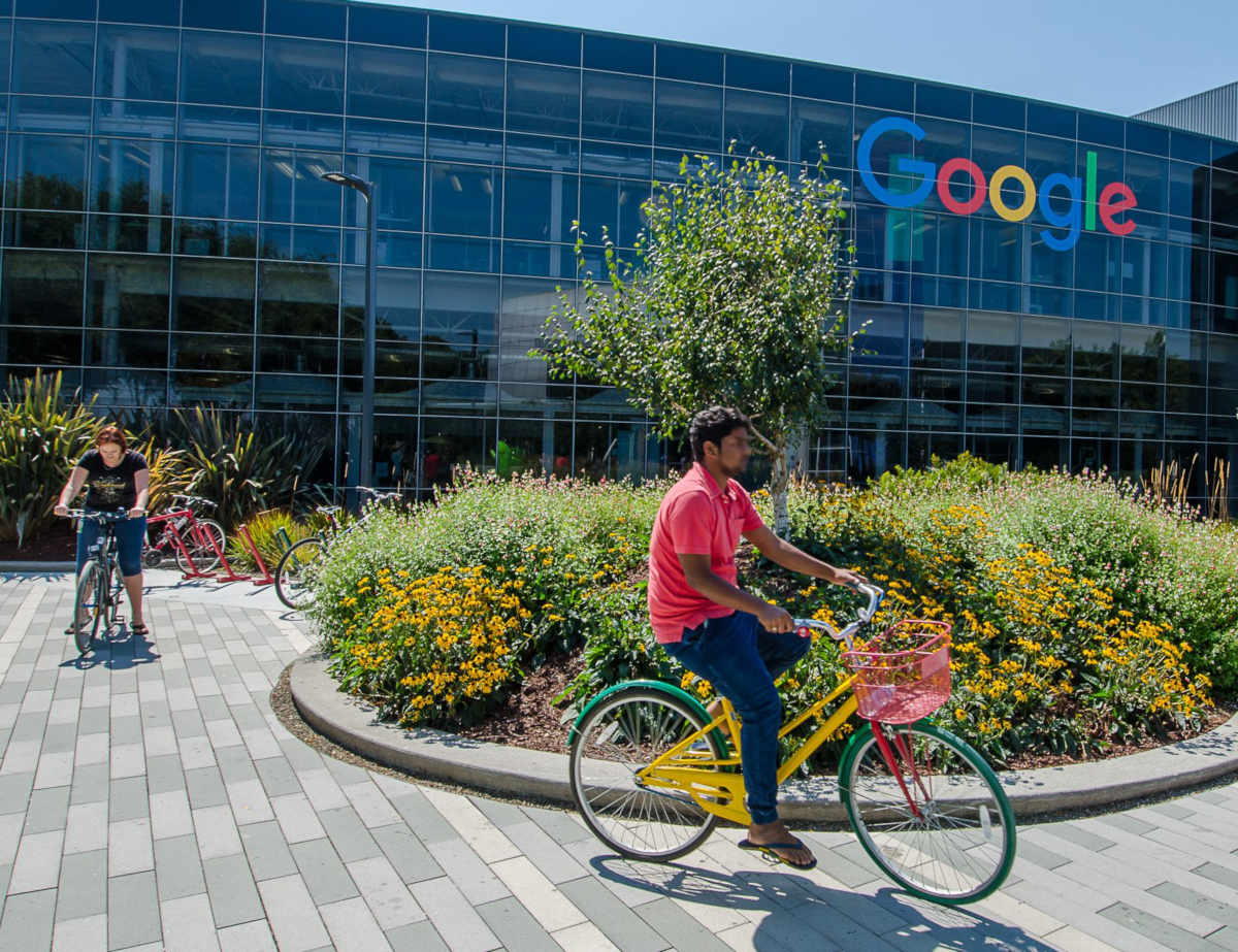 Le GooglePlex, QG de Google en Californie (Moutain View)