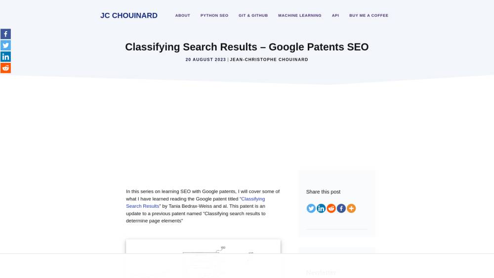 Brevet : classifier les résultats sur Jcchouinard.com