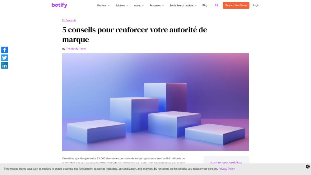 Bossez votre autorité de marque sur Botify.com